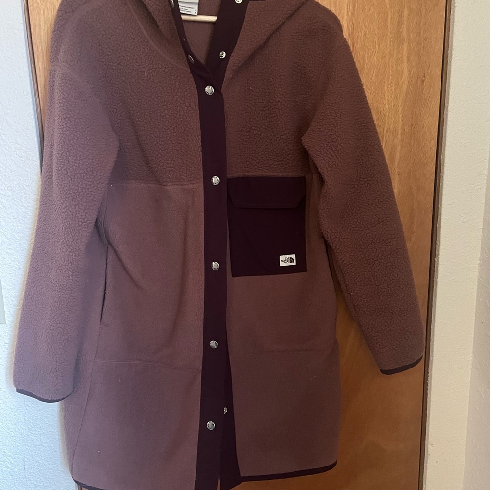 The North Face Brown Hooded Coat